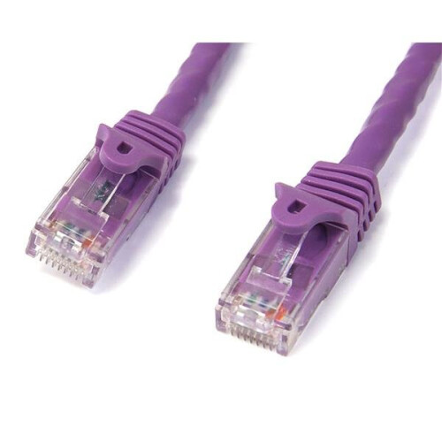 StarTech.com StarTech.com 2m Purple Gigabit Snagless RJ45 UTP Cat6 Patch Cable - 2 m Patch Cord