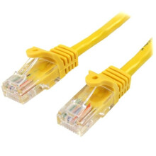 StarTech.com 45PAT50CMYL 0.5m Cat5e U/UTP (UTP) Yellow networking cable