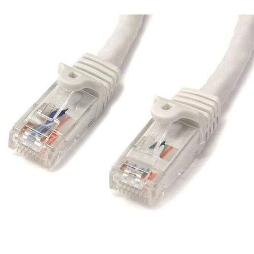 StarTech.com StarTech.com 1m White Gigabit Snagless RJ45 UTP Cat6 Patch Cable - 1 m Patch Cord