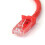 StarTech.com StarTech.com 2m Red Gigabit Snagless RJ45 UTP Cat6 Patch Cable - 2 m Patch Cord 2