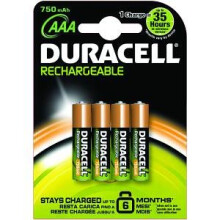 Duracell HR3-B Nickel Metal Hydride 750mAh 1.2V rechargeable battery