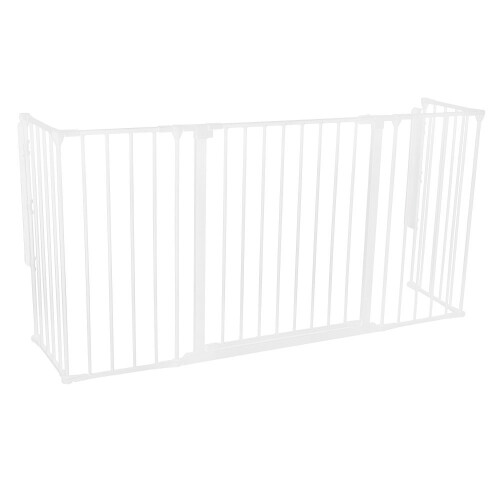 Safetots (62D x 104W cm) Safetots Multi Panel Fire Surround White 2