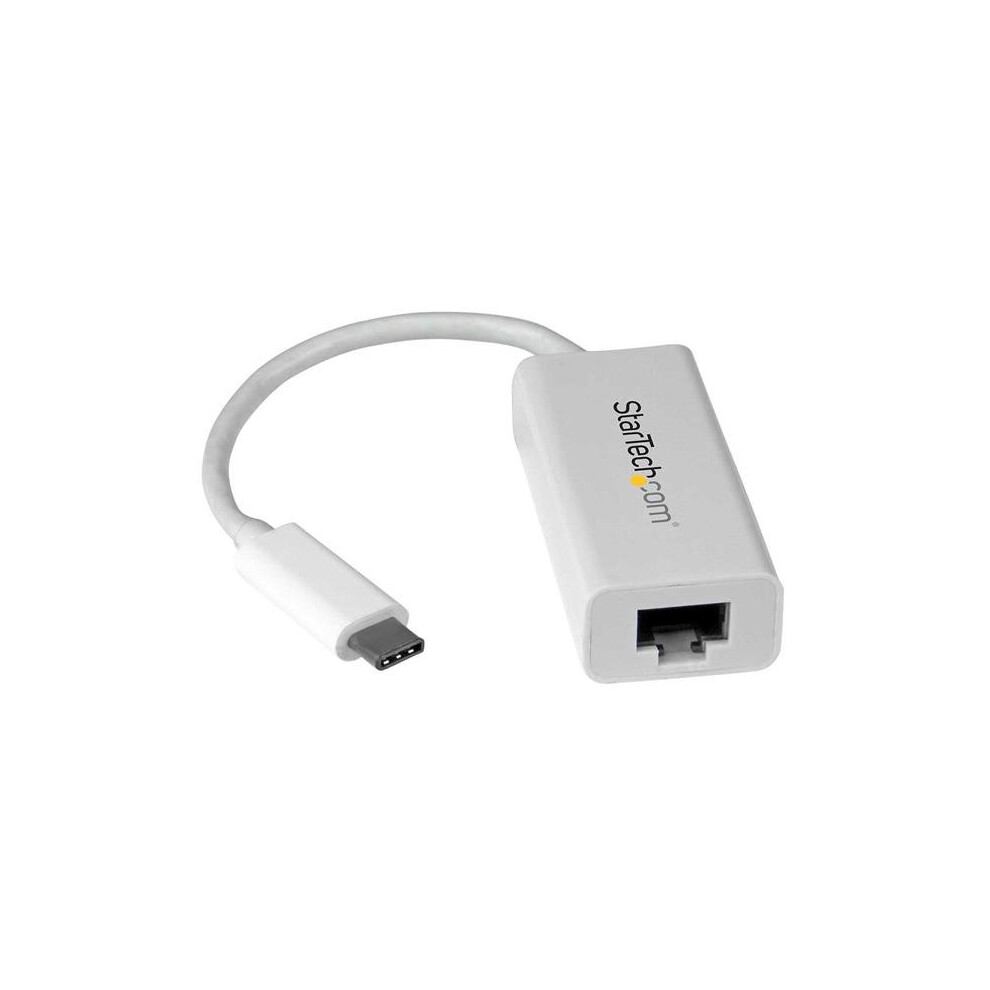 StarTech.com USB-C to Gigabit Network Adapter - White
