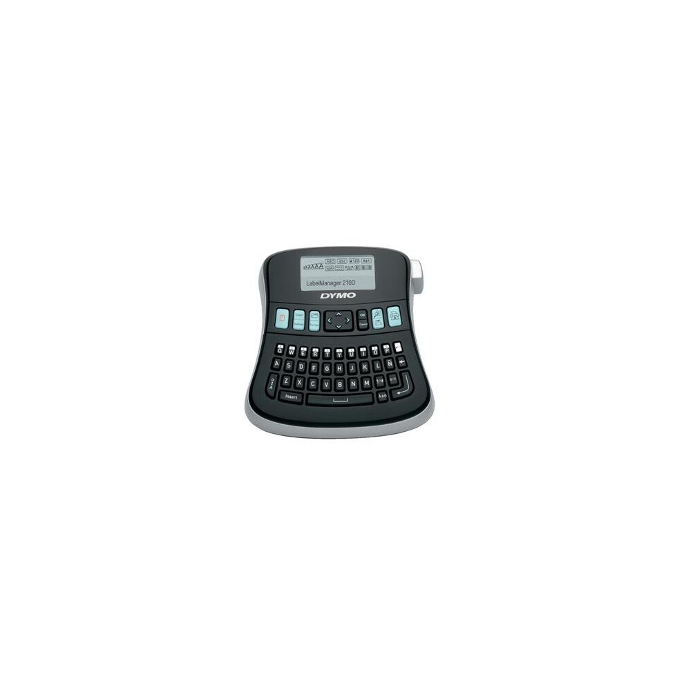 DYMO LabelManager 210D Direct thermal 180 x 180DPI Black,Silver label printer
