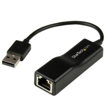 Adaptador de red USB 2.0 a Ethernet - STARTECH - USB2100 - 10/100 Mb/s - Negro