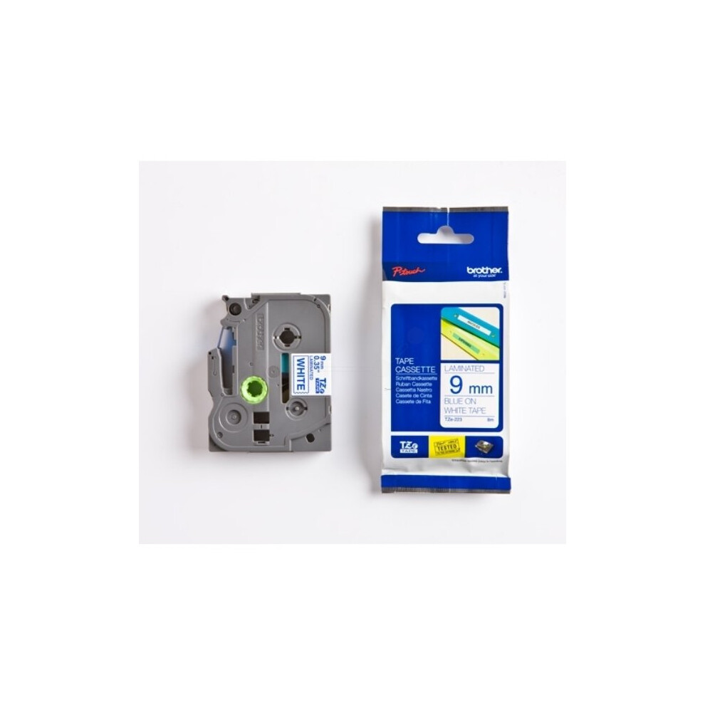 Brother TZE-223 P-Touch Ribbon, 9mm x 8m