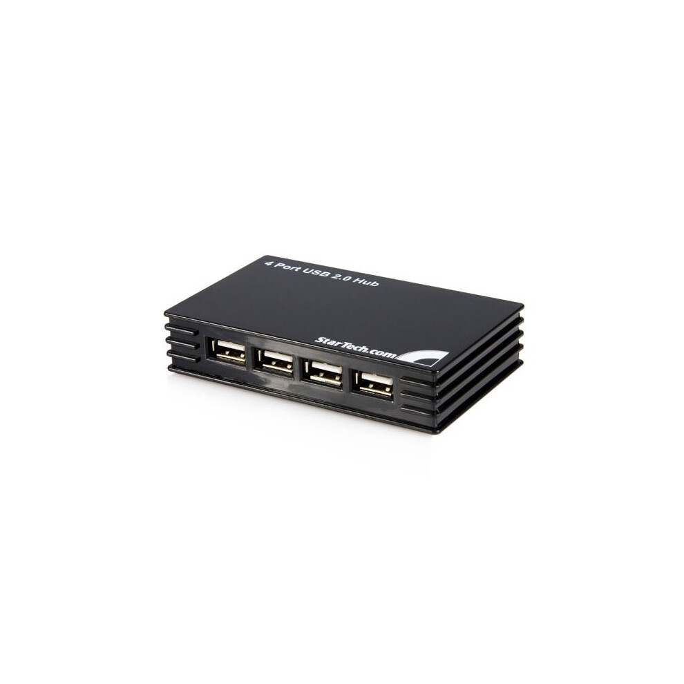 StarTech.com 4 Port USB 2.0 Hub 480Mbit/s Black interface hub