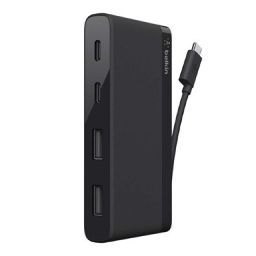 Belkin Hub USB - BELKIN - 4 Ports - 2 USB-C - 2 USB-A - Compact
