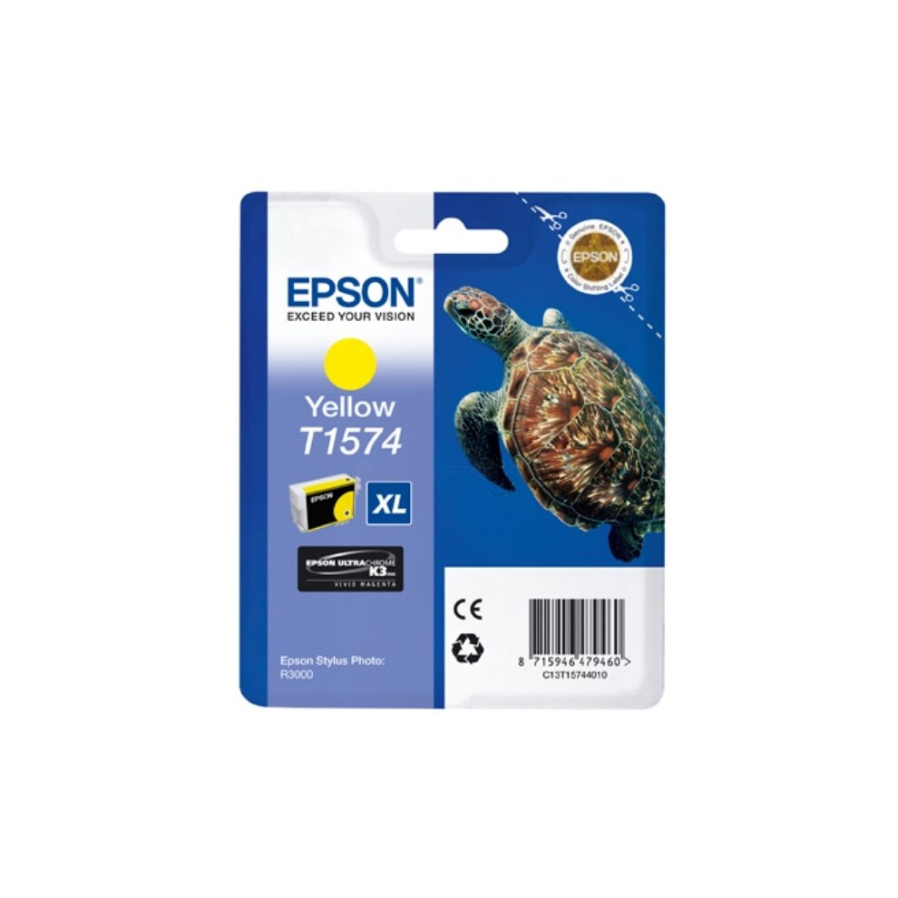 Epson C13T15744010 (T1574) Ink cartridge yellow, 26ml