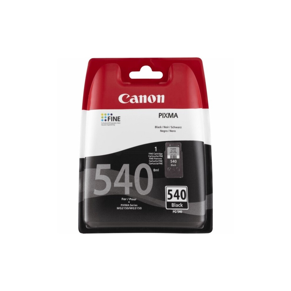 Canon 5225B005 (Pg-540) Printhead 180 Pages, 8Ml Black