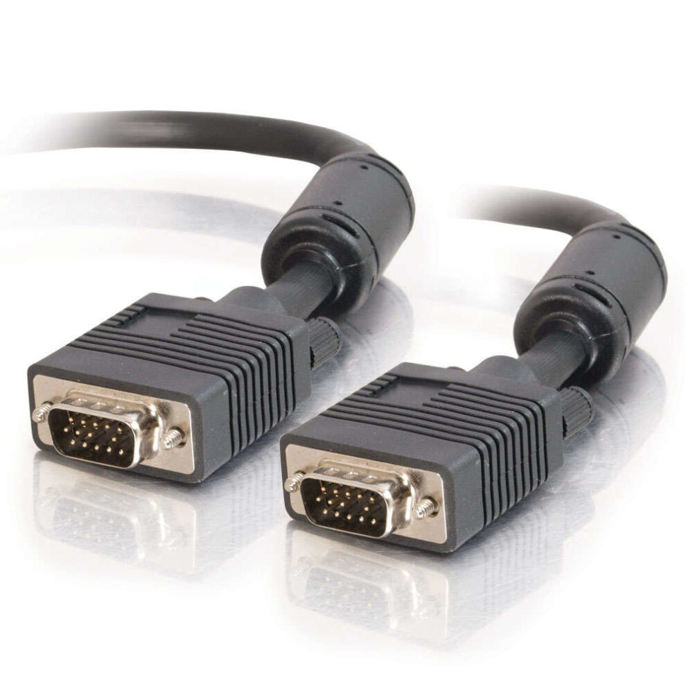 C2g 5M Monitor Hd15 M/M Cable 5M Vga (D-Sub) Vga (D-Sub) Vga Cable Black 757120810049