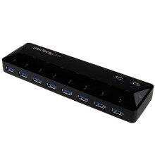 StarTech.com Hub USB 3.0 met 10 poorten met oplaad- en synchronisatiemogelijkheden - 2x 1,5 A (ST103008U2C)