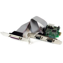 Carte PCI Express 2 Ports Série RS232 et 1 Port Parallèle - UART 16550 - STARTECH - PC