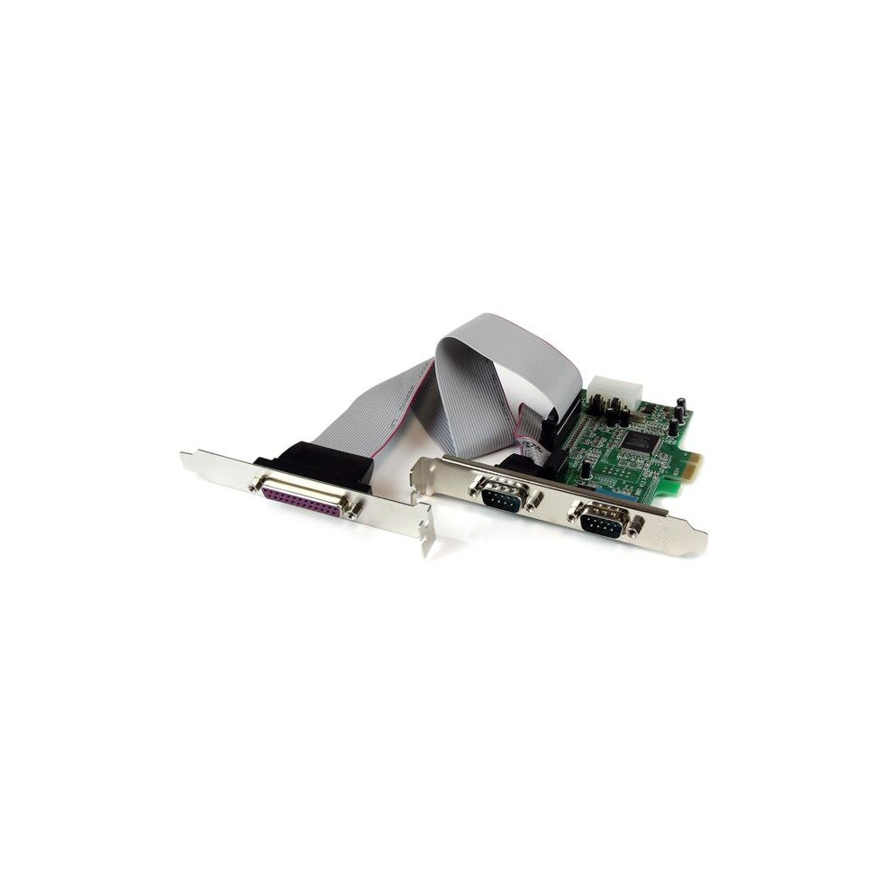 Startech.com 2S1p Native Pci Express Parallel Serial Combo Card With 16550 Uart
