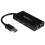 StarTech.com Hub USB 3.0 - STARTECH - ST3300GU3B - 3 porte - Gigabit Ethernet - Alluminio 1