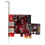 StarTech.com Scheda controller PCI Express con 4 porte USB 3.0 - STARTECH - 2 esterne 2 interne 2