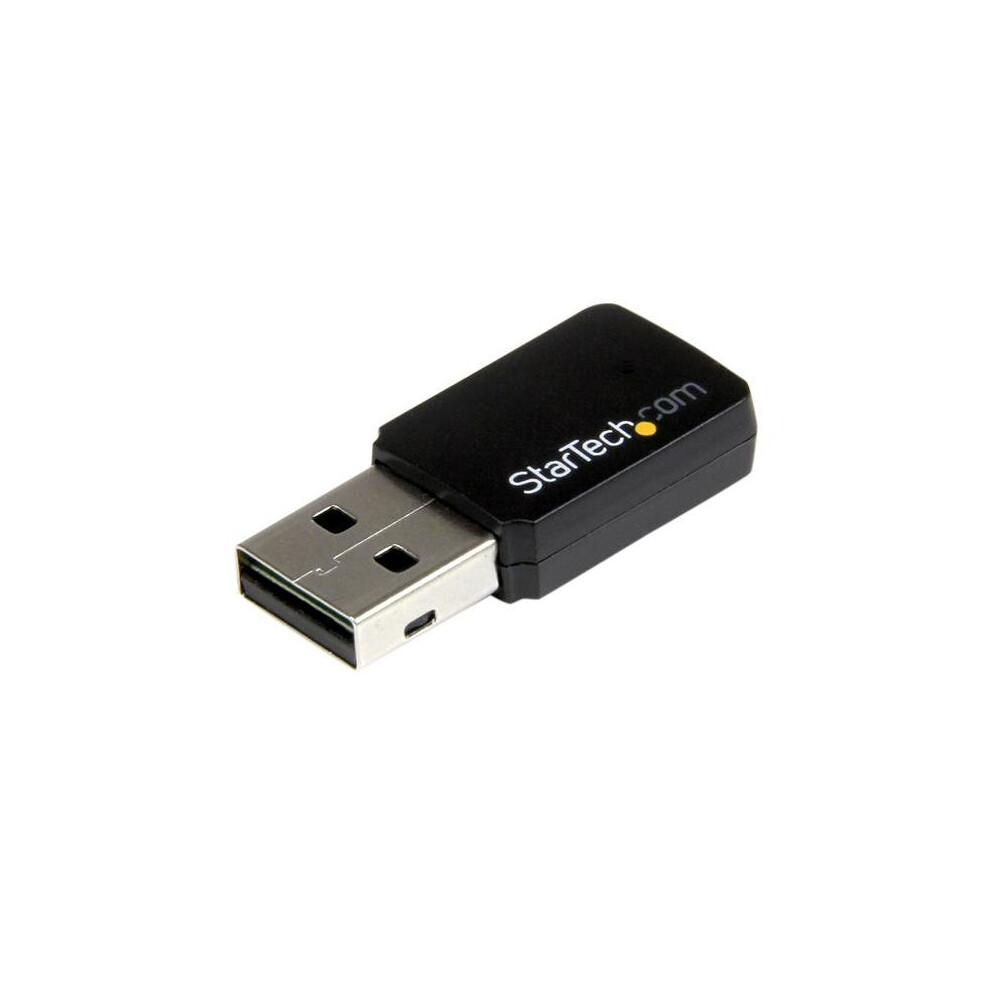 StarTech.com USB 2.0 AC600 Mini Dual Band Wireless-AC Network Adapter - 1T1R 802.11ac WiFi Adapter