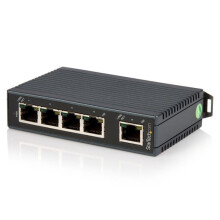 Commutateur réseau - STARTECH - IES5102 - 5 ports RJ-45 - Montage sur rail DIN - Non-géré