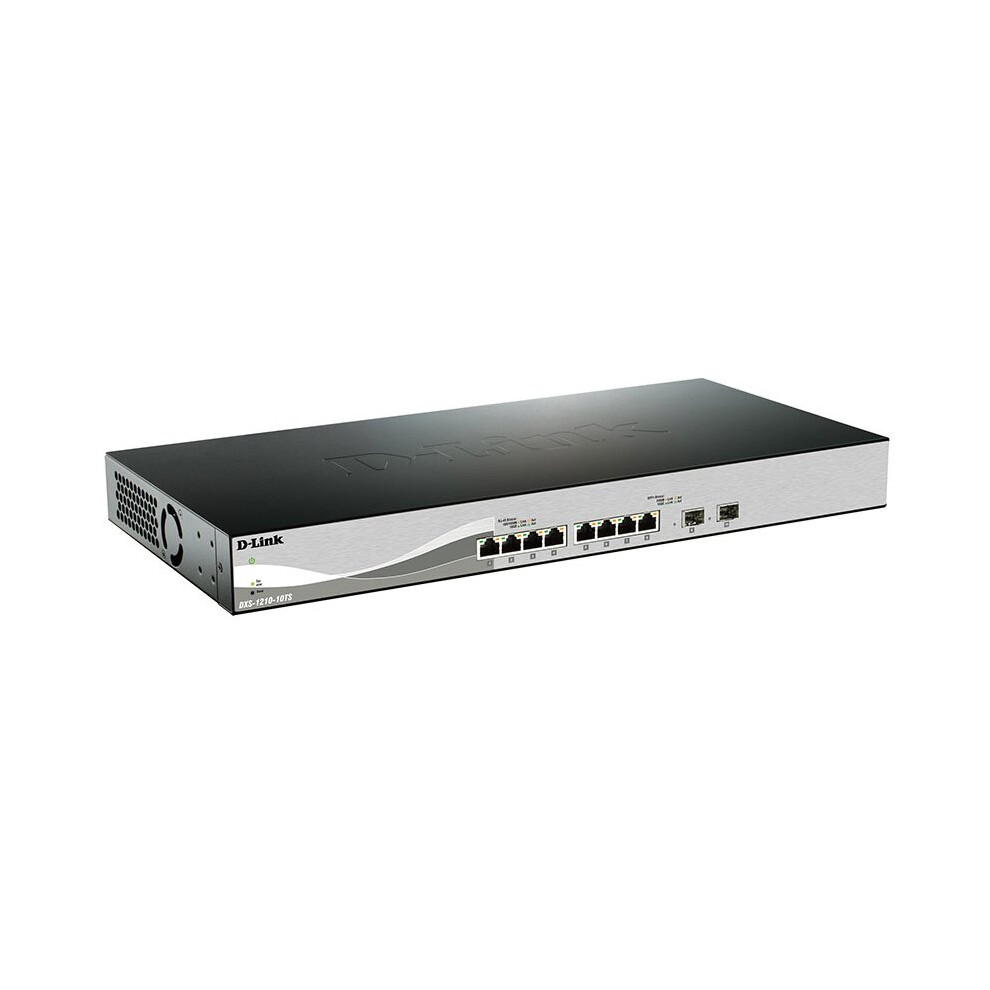 D-Link DXS-1210-10TS Managed L2/L3 10G Ethernet (100/1000/10000) 1U Black,Silver network switch