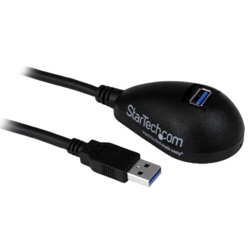 StarTech.com StarTech.com 5 ft Black Desktop SuperSpeed USB 3.0 Extension Cable - A to A M/F