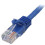 StarTech.com StarTech.com 45PAT50CMBL 0.5m Cat5e U/UTP (UTP) Blue networking cable 2