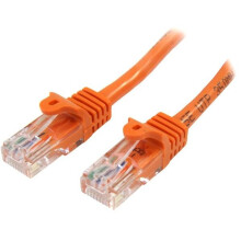 StarTech.com 45PAT5MOR 5m Cat5e U/UTP (UTP) Orange networking cable