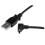 StarTech.com StarTech.com 1m Mini USB Cable - A to Up Angle Mini B 2