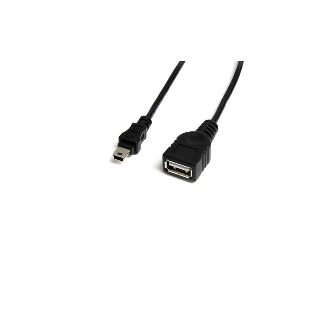 StarTech.com 1 ft Mini USB 2.0 Cable - USB A to Mini B F/M