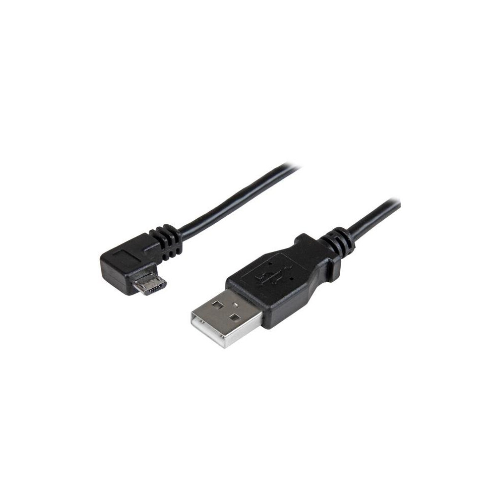 Startech.com Micro-Usb Charge-And-Sync Cable M/M - Right-Angle Micro-Usb - 30/24 Awg - 1 M (3 Ft.)