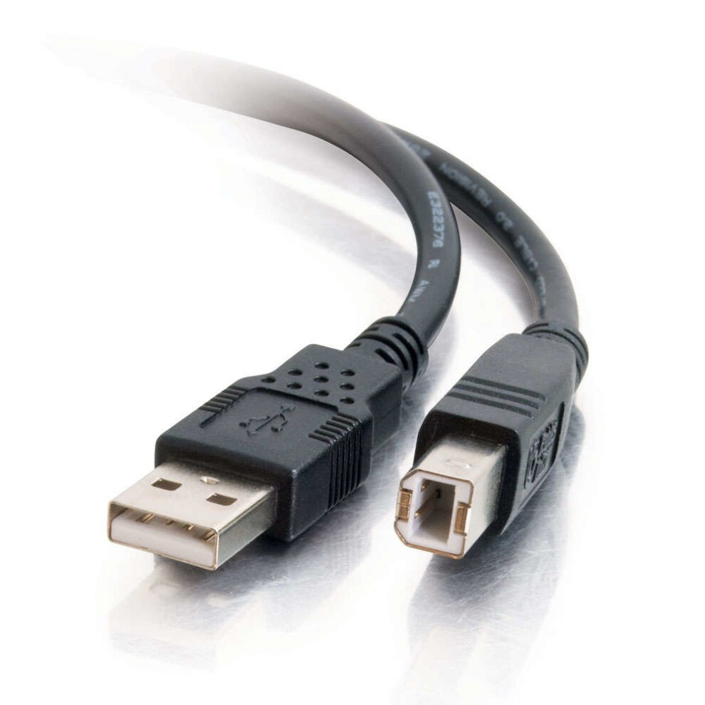 C2g 2M Usb 2.0 A/B Cable - Black 757120815662