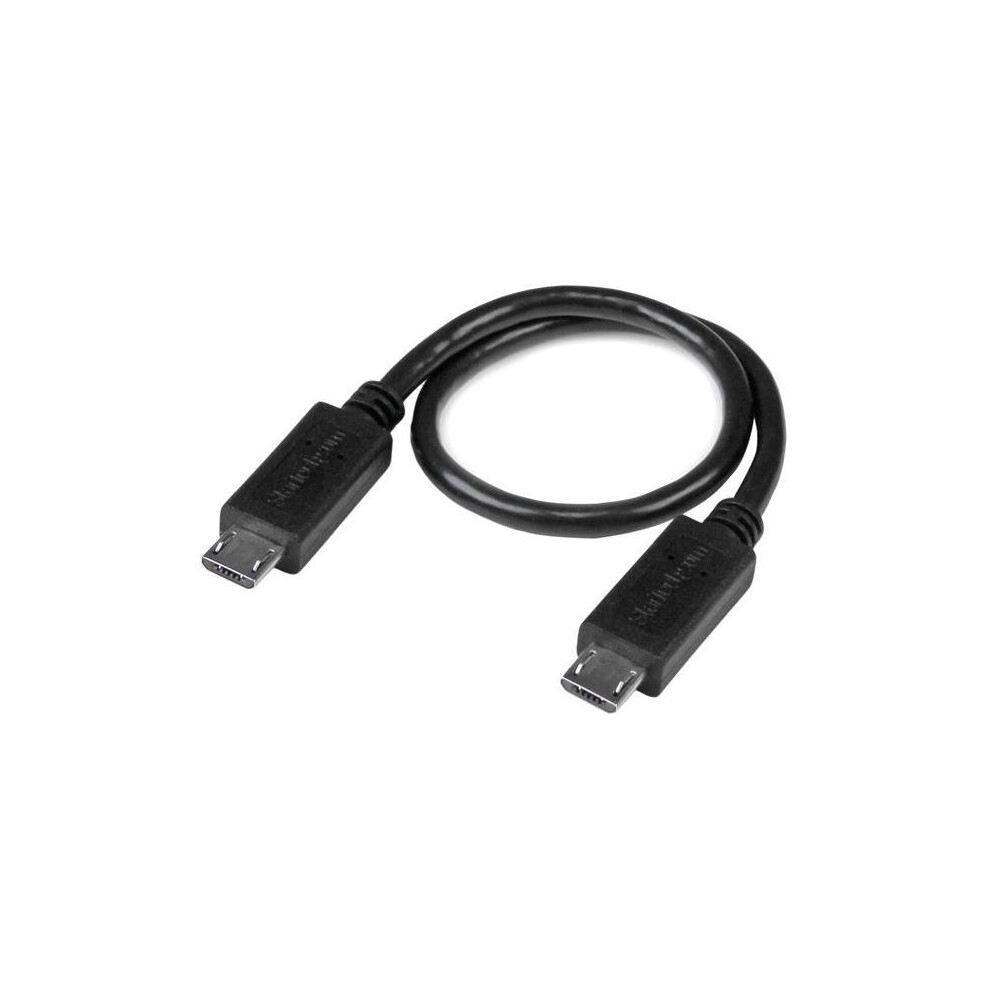 Startech.com Usb Otg Cable - Micro Usb To Micro Usb - M/M - 8 In.