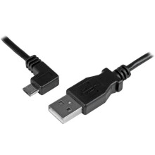 Cabo M/M de ângulo esquerdo Micro USB-A para Micro USB-B STARTECH - 0,25 mm - 2 m