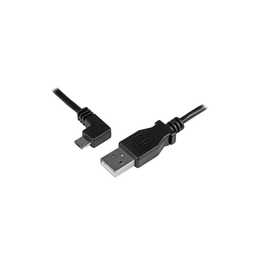Startech.com Micro-Usb Charge-And-Sync Cable M/M - Left-Angle Micro-Usb - 24 Awg - 2 M (6 Ft.)