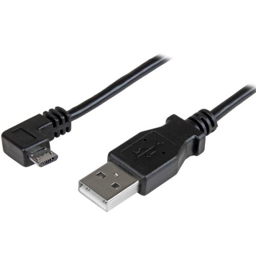 StarTech.com StarTech.com Micro-USB Charge-and-Sync Cable M/M - Right-Angle Micro-USB - 24 AWG - 2 m (6 ft.)