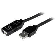 Actieve USB 2.0 Herhaalcable - STARTECH.COM - 10 m - Zwart