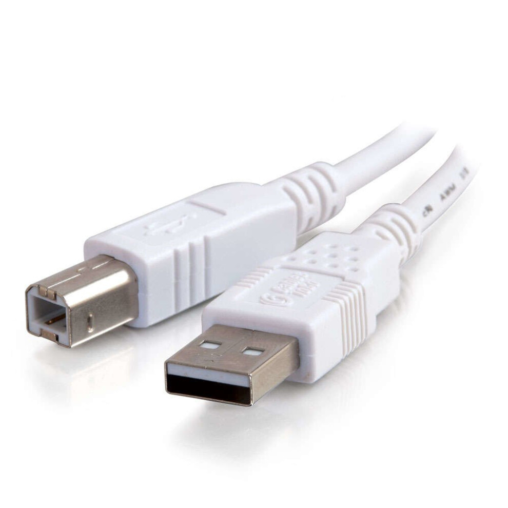 C2g 3M Usb 2.0 A/B Cable 3M Usb A Usb B Usb Cable White 757120815624
