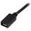StarTech.com Cabo de extensão micro USB STARTECH.COM - Extensão USB Micro B para Micro B - Extensor Micro USB - M/F - 50 cm - Preto 2