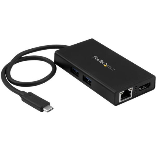 StarTech.com StarTech.com USB-C Multifunction Adapter for Laptops - Power Delivery - 4K HDMI - GbE - USB 3.0