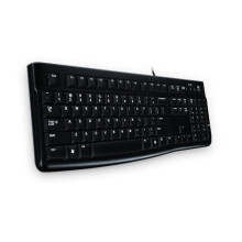 Logitech K120 USB QWERTZ Geman Black keyboard