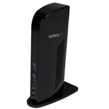 Station d'accueil USB 3.0 PC portable - HDMI / DVI - Réplicateur de ports USB 3.0 double affichage pour PC portable - USB3SDOCKHD