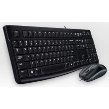 Logitech Desktop MK120, DE USB QWERTZ Geman Black keyboard