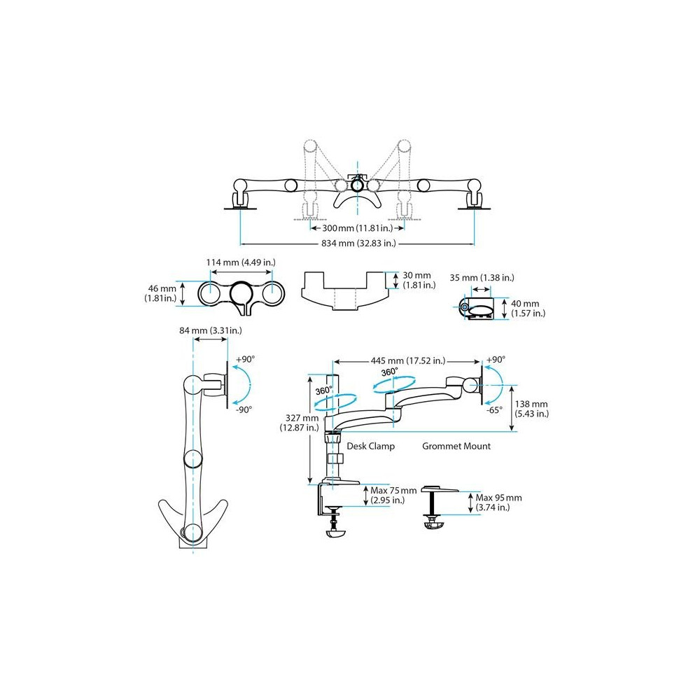 Startech.com Dual-Monitor Arm