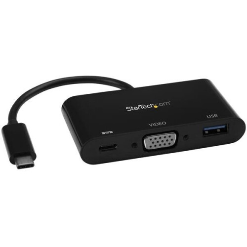 StarTech.com StarTech.com USB-C to VGA Multifunction Adapter with Power Delivery and USB-A Port