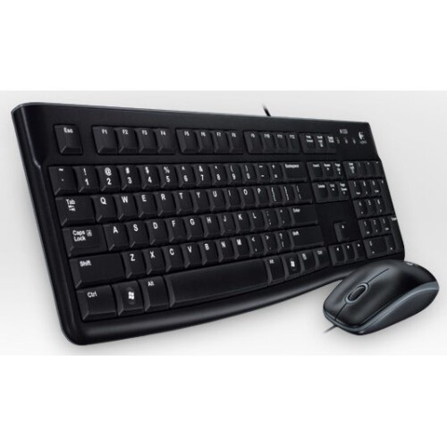 Logitech Logitech Desktop MK120, ES USB QWERTY Spanish Black keyboard