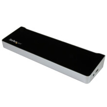 USB 3.0-dock - STARTECH.COM - Drievoudige weergave - 4K - Voor laptop - Zwart