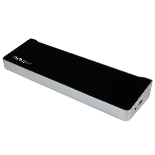 StarTech.com USB 3.0-dock - STARTECH.COM - Drievoudige weergave - 4K - Voor laptop - Zwart
