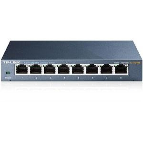 TP-LINK TP-LINK TL-SG108 Unmanaged Black network switch