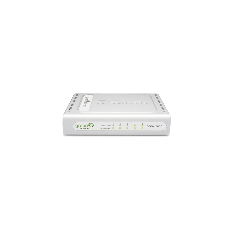 D-Link 5-Port 10/100/1000 Desktop Switch Unmanaged