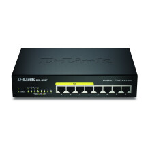 D-Link DGS-1008P - Gigabit-Switch 8 Ports