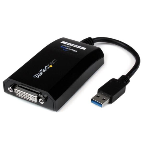 StarTech.com USB 3.0 Multi-Display Video-Adapter zu DVI-I oder VGA - STARTECH - 2048x1152 - Schwarz